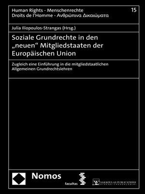 cover image of Soziale Grundrechte in den "neuen" Mitgliedstaaten der Europäischen Union